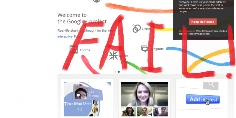 Google+-Fail