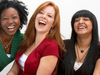 #MockingAsSocialCommentary Laughing Women